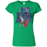 T-Shirts Irish Green / S Darthskull Castle Junior Slimmer-Fit T-Shirt