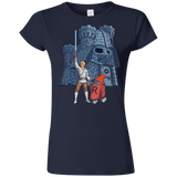 T-Shirts Navy / S Darthskull Castle Junior Slimmer-Fit T-Shirt