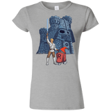 T-Shirts Sport Grey / S Darthskull Castle Junior Slimmer-Fit T-Shirt