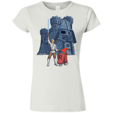 T-Shirts White / S Darthskull Castle Junior Slimmer-Fit T-Shirt