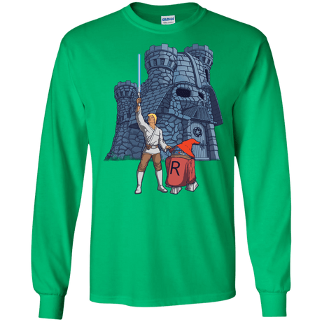 T-Shirts Irish Green / S Darthskull Castle Men's Long Sleeve T-Shirt