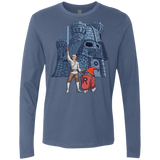 T-Shirts Indigo / S Darthskull Castle Men's Premium Long Sleeve