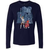 T-Shirts Midnight Navy / S Darthskull Castle Men's Premium Long Sleeve