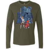 T-Shirts Military Green / S Darthskull Castle Men's Premium Long Sleeve