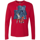 T-Shirts Red / S Darthskull Castle Men's Premium Long Sleeve