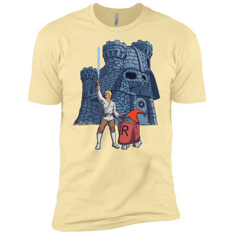 T-Shirts Banana Cream / X-Small Darthskull Castle Men's Premium T-Shirt