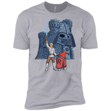 T-Shirts Heather Grey / X-Small Darthskull Castle Men's Premium T-Shirt