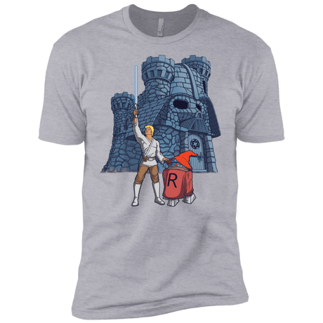 T-Shirts Heather Grey / X-Small Darthskull Castle Men's Premium T-Shirt