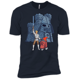 T-Shirts Midnight Navy / X-Small Darthskull Castle Men's Premium T-Shirt
