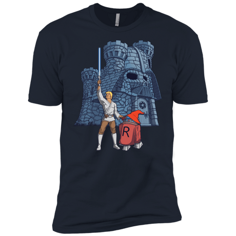 T-Shirts Midnight Navy / X-Small Darthskull Castle Men's Premium T-Shirt
