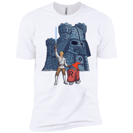 T-Shirts White / X-Small Darthskull Castle Men's Premium T-Shirt