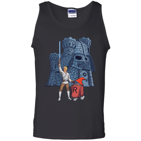 T-Shirts Black / S Darthskull Castle Men's Tank Top