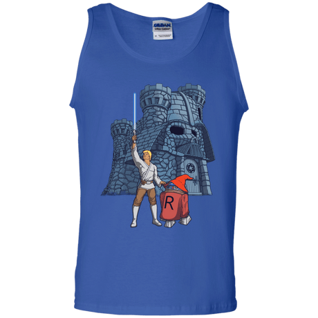 T-Shirts Royal / S Darthskull Castle Men's Tank Top