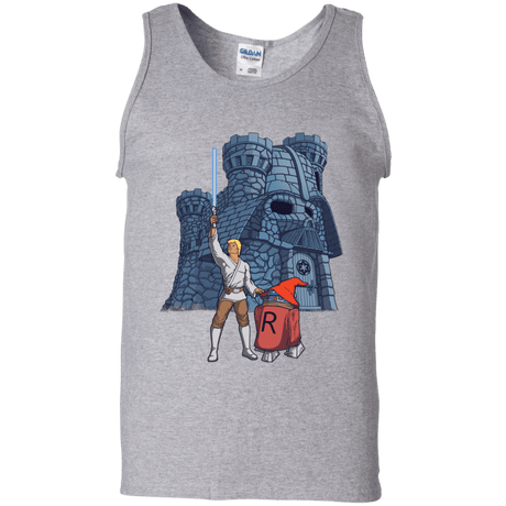 T-Shirts Sport Grey / S Darthskull Castle Men's Tank Top