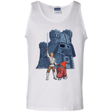 T-Shirts White / S Darthskull Castle Men's Tank Top