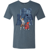 T-Shirts Indigo / S Darthskull Castle Men's Triblend T-Shirt