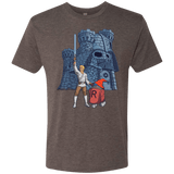T-Shirts Macchiato / S Darthskull Castle Men's Triblend T-Shirt