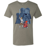 T-Shirts Venetian Grey / S Darthskull Castle Men's Triblend T-Shirt
