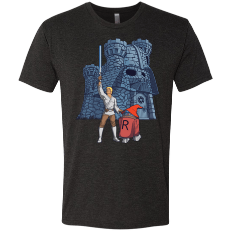 T-Shirts Vintage Black / S Darthskull Castle Men's Triblend T-Shirt