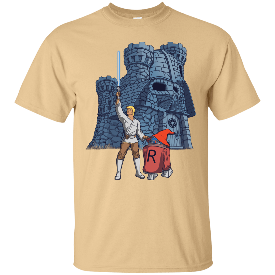 T-Shirts Vegas Gold / S Darthskull Castle T-Shirt