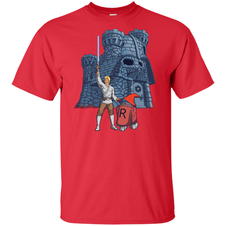 T-Shirts Red / XLT Darthskull Castle Tall T-Shirt