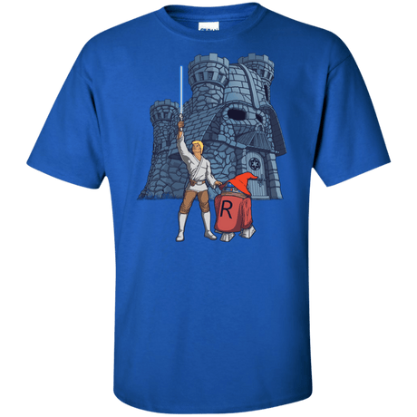 T-Shirts Royal / XLT Darthskull Castle Tall T-Shirt