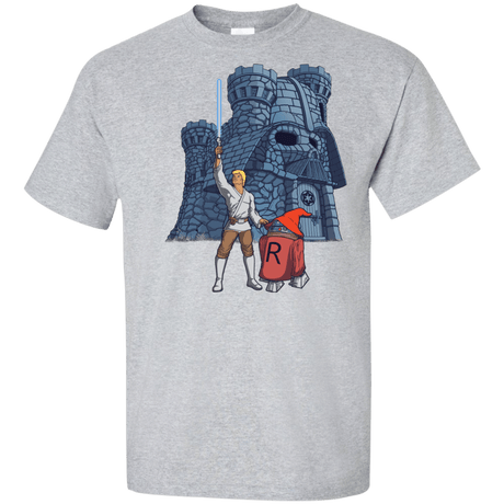 T-Shirts Sport Grey / XLT Darthskull Castle Tall T-Shirt