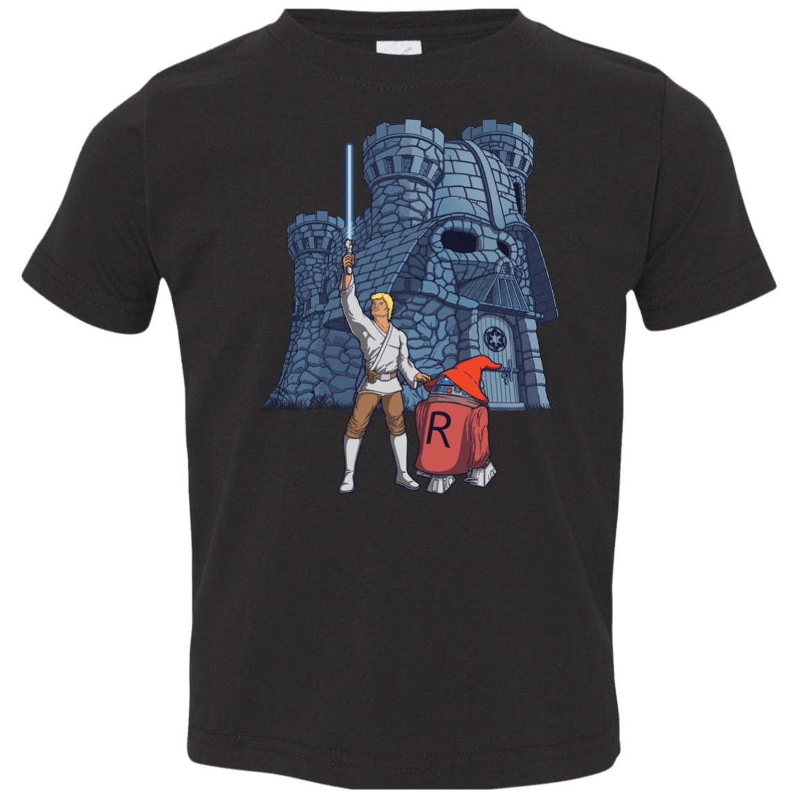 T-Shirts Black / 2T Darthskull Castle Toddler Premium T-Shirt