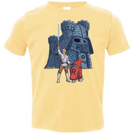 T-Shirts Butter / 2T Darthskull Castle Toddler Premium T-Shirt