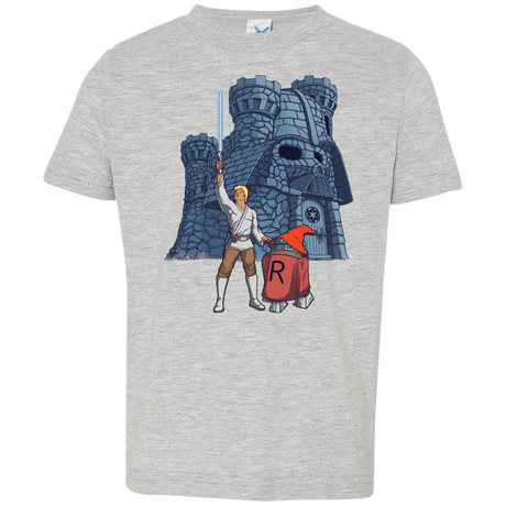 T-Shirts Heather Grey / 2T Darthskull Castle Toddler Premium T-Shirt