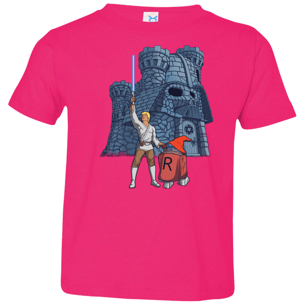 T-Shirts Hot Pink / 2T Darthskull Castle Toddler Premium T-Shirt