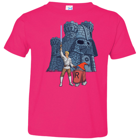 T-Shirts Hot Pink / 2T Darthskull Castle Toddler Premium T-Shirt