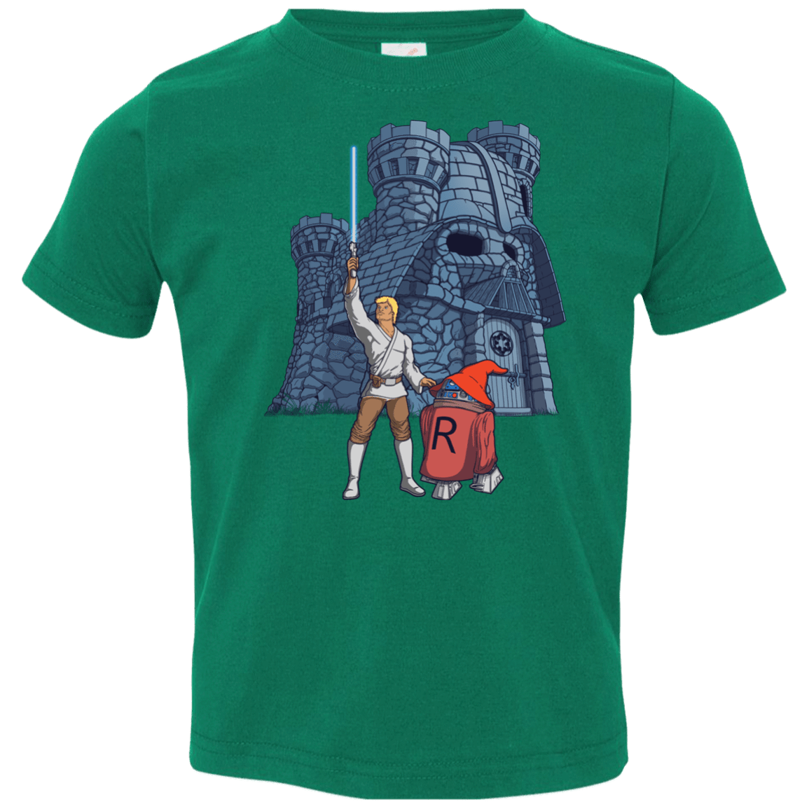 T-Shirts Kelly / 2T Darthskull Castle Toddler Premium T-Shirt