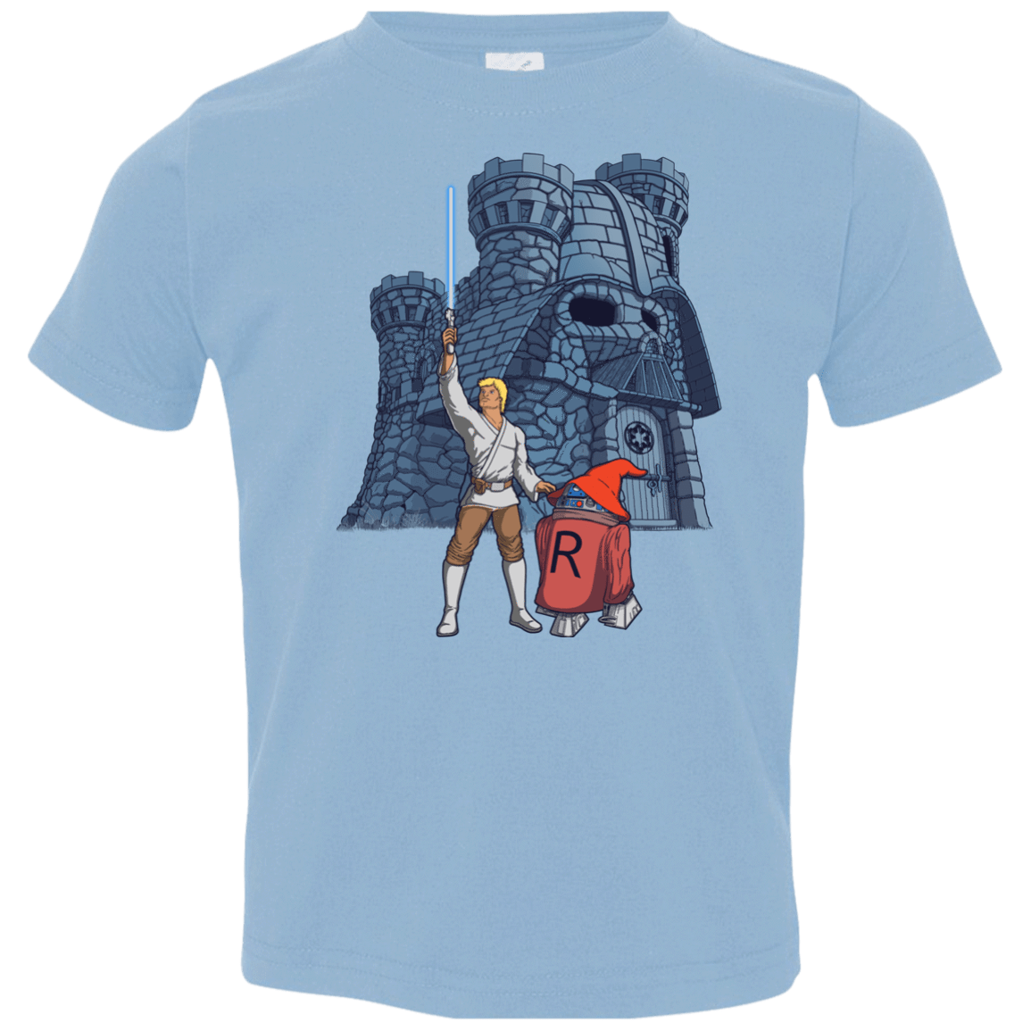 T-Shirts Light Blue / 2T Darthskull Castle Toddler Premium T-Shirt