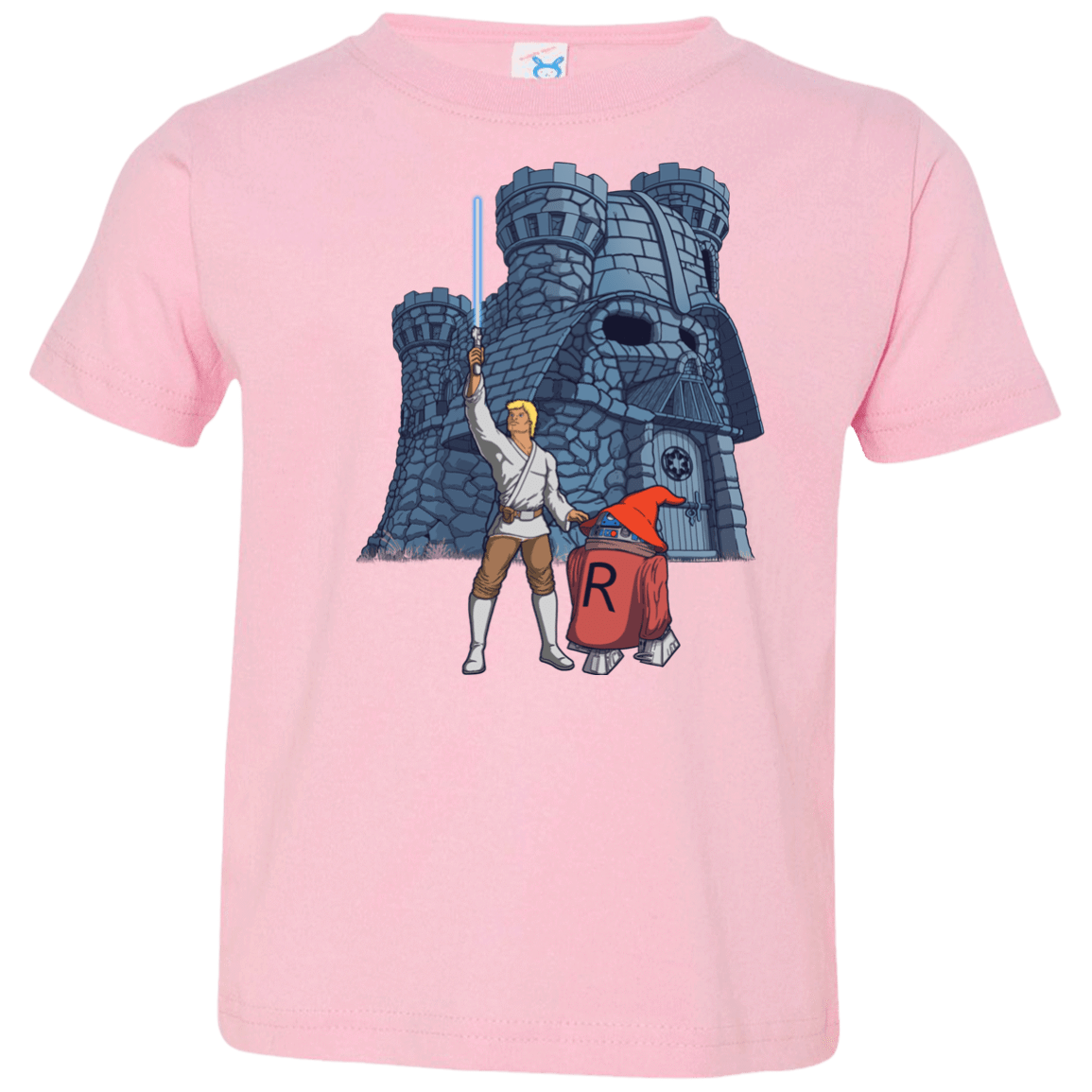 T-Shirts Pink / 2T Darthskull Castle Toddler Premium T-Shirt