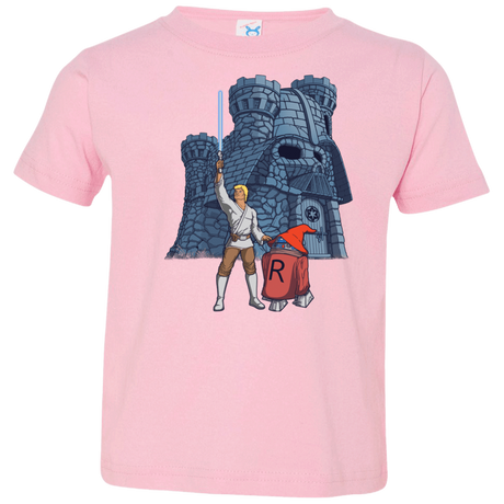 T-Shirts Pink / 2T Darthskull Castle Toddler Premium T-Shirt