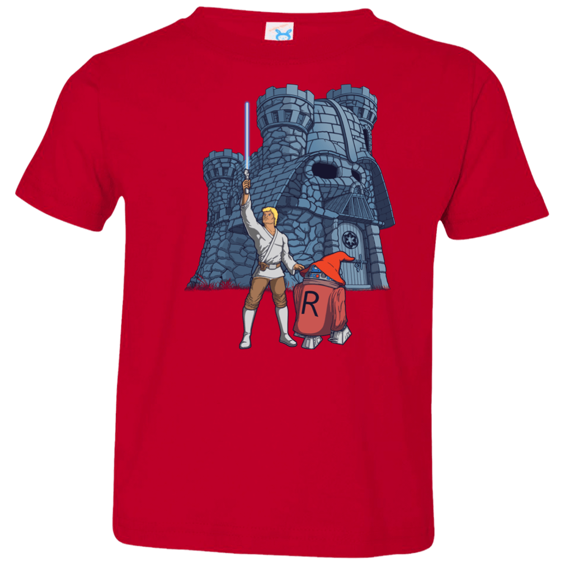 T-Shirts Red / 2T Darthskull Castle Toddler Premium T-Shirt