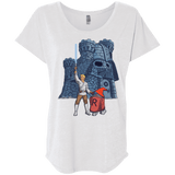 T-Shirts Heather White / X-Small Darthskull Castle Triblend Dolman Sleeve