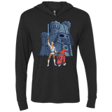 T-Shirts Vintage Black / X-Small Darthskull Castle Triblend Long Sleeve Hoodie Tee