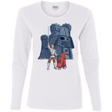 T-Shirts White / S Darthskull Castle Women's Long Sleeve T-Shirt