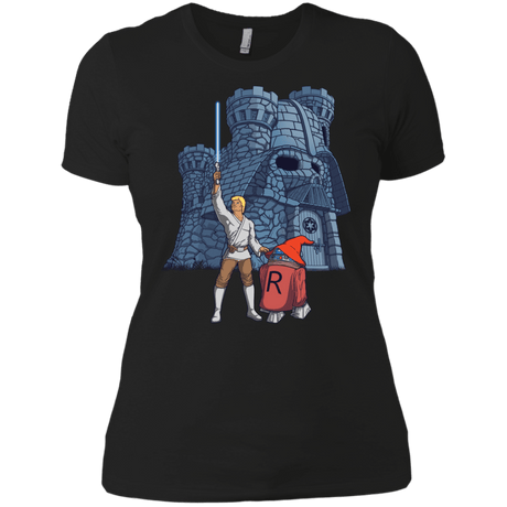 T-Shirts Black / X-Small Darthskull Castle Women's Premium T-Shirt