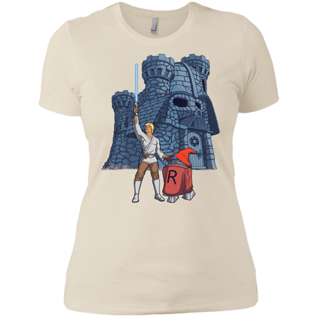 T-Shirts Ivory/ / X-Small Darthskull Castle Women's Premium T-Shirt
