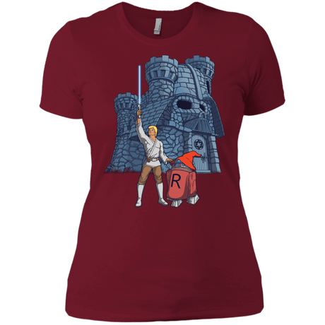 T-Shirts Scarlet / X-Small Darthskull Castle Women's Premium T-Shirt