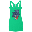 T-Shirts Envy / X-Small Darthskull Castle Women's Triblend Racerback Tank