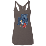 T-Shirts Macchiato / X-Small Darthskull Castle Women's Triblend Racerback Tank