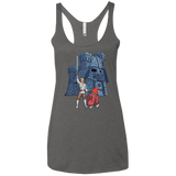 T-Shirts Premium Heather / X-Small Darthskull Castle Women's Triblend Racerback Tank