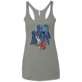 T-Shirts Venetian Grey / X-Small Darthskull Castle Women's Triblend Racerback Tank