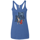 T-Shirts Vintage Royal / X-Small Darthskull Castle Women's Triblend Racerback Tank