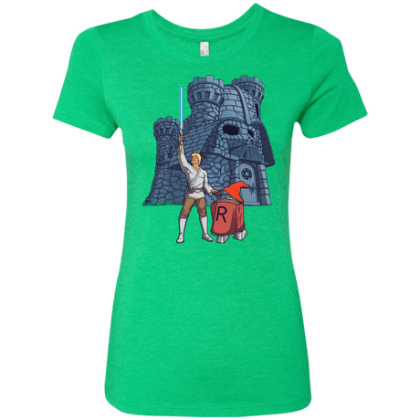T-Shirts Envy / S Darthskull Castle Women's Triblend T-Shirt