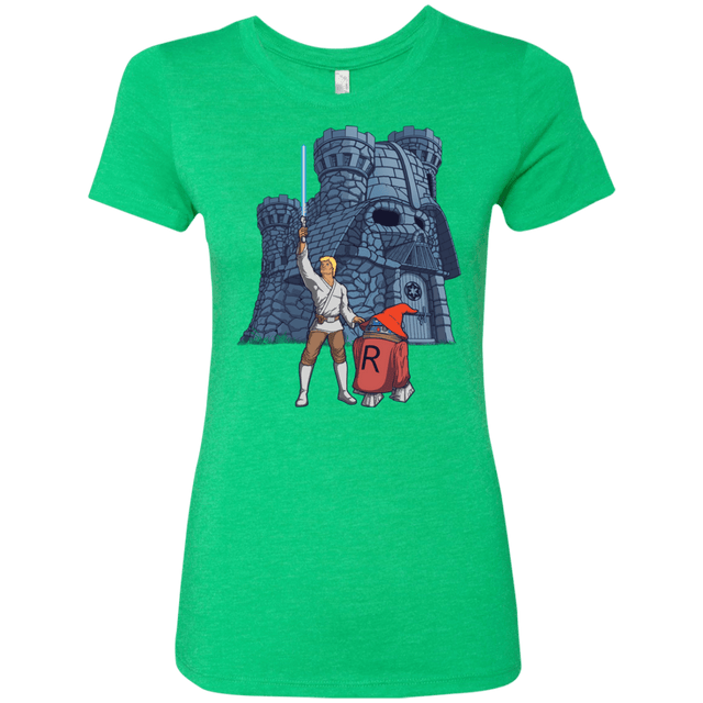 T-Shirts Envy / S Darthskull Castle Women's Triblend T-Shirt